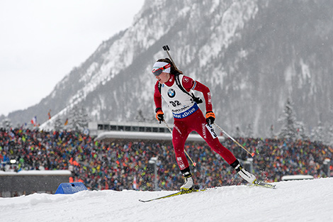Дарья Домрачева заняла 13-е место в спринте на этапе Кубка мира в Рупольдинге