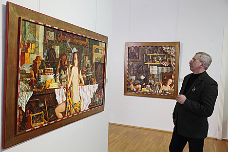 Персональная выставка художника Романа Заслонова открылась в Витебске
