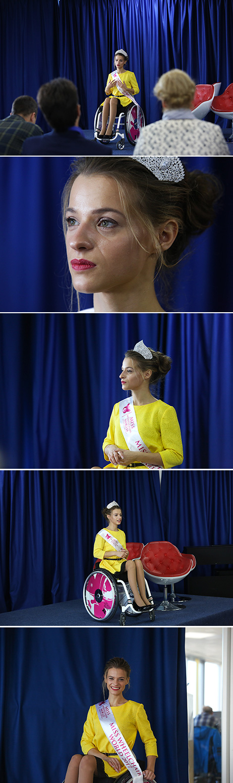 "Мисс мира на коляске - 2017" Александра Чичикова провела пресс-конференцию