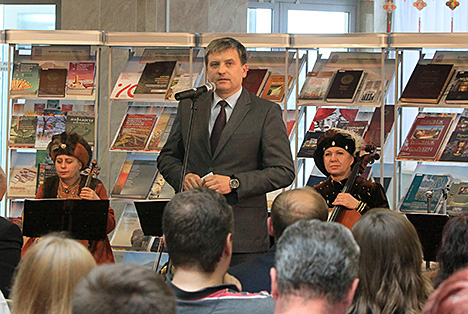 Презентация энциклопедии "Культура Беларуси". Заместитель министра информации Игорь Луцкий