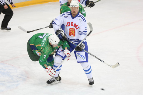Хоккеисты России и Финляндии сыграли вничью на Рождественском турнире в Минске
