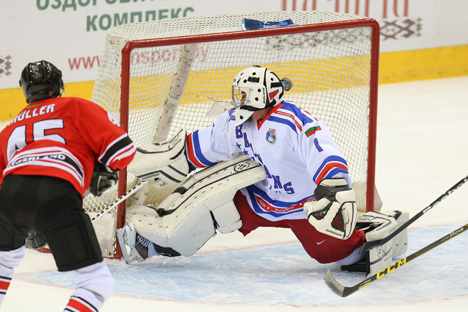Хоккеисты Швейцарии обыграли команду Балкан на Рождественском турнире в Минске