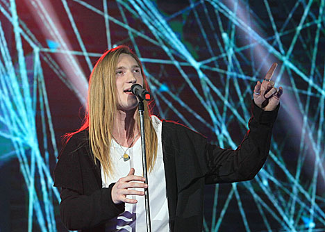 Генеральная репетиция финала национального отборочного тура международного конкурса песни "Евровидение-2016". IVAN