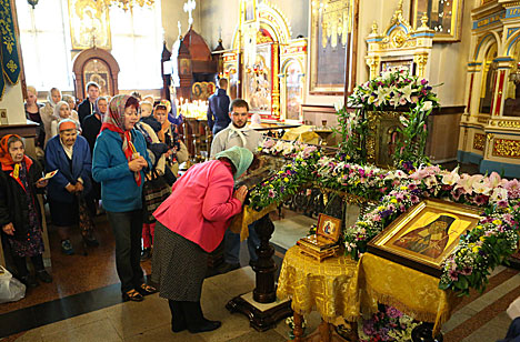 Ковчег с частицей Ризы Господа Иисуса Христа доставлен в Минск