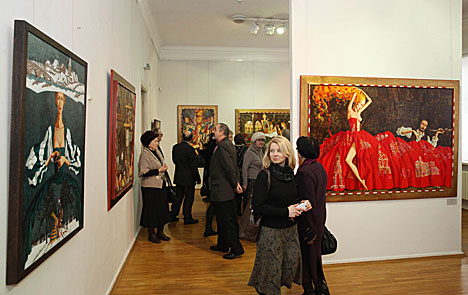 Персональная выставка художника Романа Заслонова открылась в Витебске