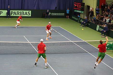 Белорусские теннисисты Максим Мирный и Ярослав Шило уступили австрийскому дуэту в Кубке Дэвиса