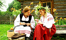Фестиваль традиционной культуры "Зяленыя святкі" в Могилеве