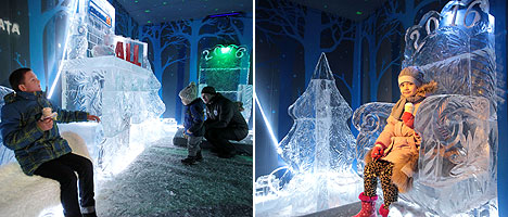 Ледяная комната Деда Мороза в Минске