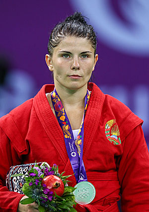 Серебряный призер  Европейских игр в весовой категории до 68 кг Ольга Намазова