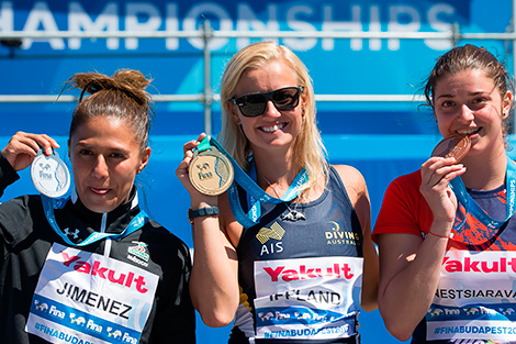 Яна Нестерова завоевала вторую медаль для белорусов на ЧМ по водным видам спорта