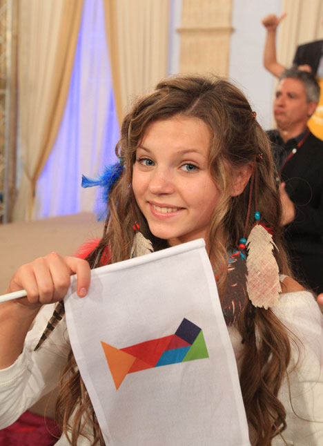 Белорусская участница международного детского конкурса "Евровидение-2014" Надежда Мисякова 