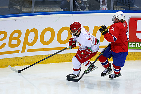 Юниорская сборная Беларуси (U-18) по хоккею одержала волевую победу над Норвегией на домашнем ЧМ