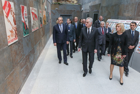 Президент Сербии посетил Белорусский государственный музей истории Великой Отечественной войны