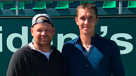 Владимир Волчков и Егор Герасимов на турнире в Астане