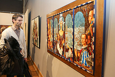 Персональная выставка известного художника Романа Заслонова