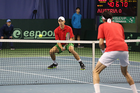 Белорусские теннисисты Максим Мирный и Ярослав Шило уступили австрийскому дуэту в Кубке Дэвиса