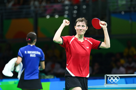 Виктория Павлович вышла в 3-й круг турнира по настольному теннису в Рио Виктория Павлович вышла в 3-й круг турнира по настольному теннису в Рио