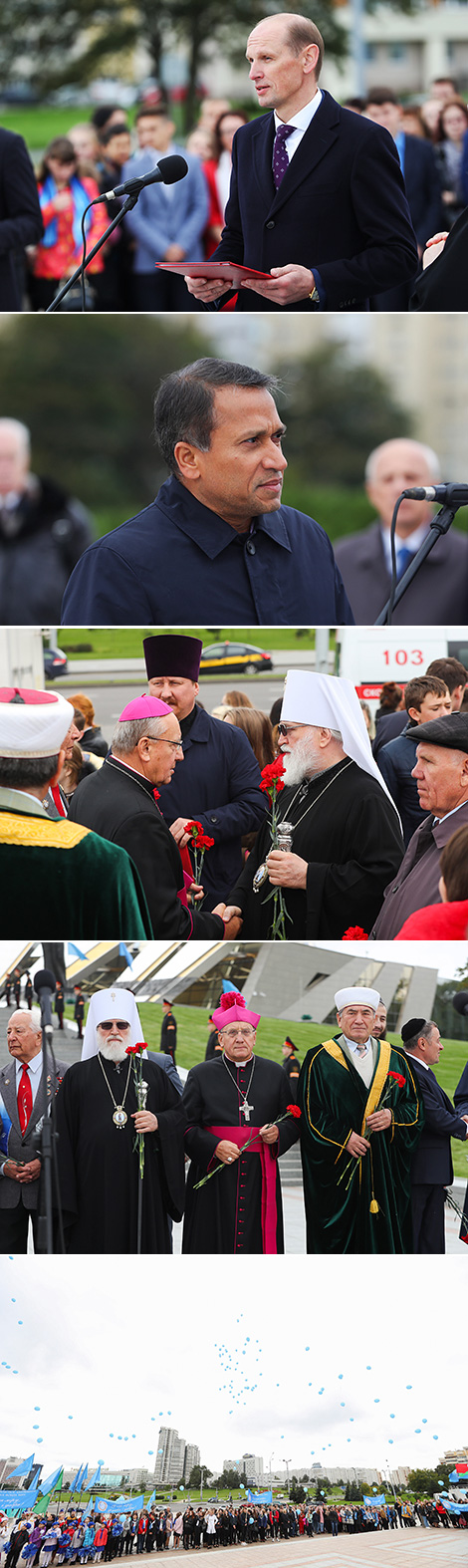  Митинг "Вместе на благо мира" в Минске