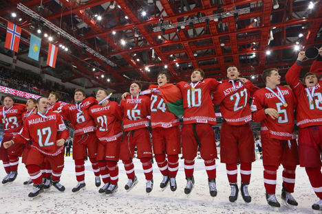 Юниорская сборная Беларуси (U-18) по хоккею выиграла у Германии и вышла в элитный дивизион ЧМ