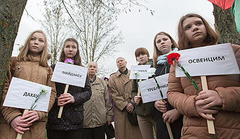 Минутой молчания в Бресте почтили память жертв фашистских концлагерей