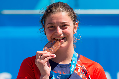 Яна Нестерова завоевала вторую медаль для белорусов на ЧМ по водным видам спорта