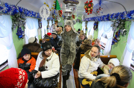 Новогодний экспресс начнет курсировать по Детской железной дороге в Минске 24 декабря