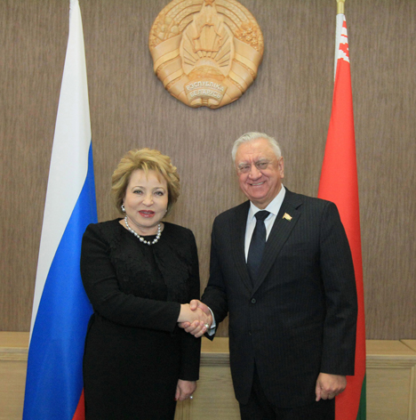 Матвиенко: Совет Федерации и Совет Республики вносят весомый вклад в развитие отношений России и Беларуси