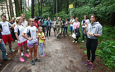 Призер чемпионатов мира и Европы Алина Талай провела открытую тренировку для болельщиков в Минске