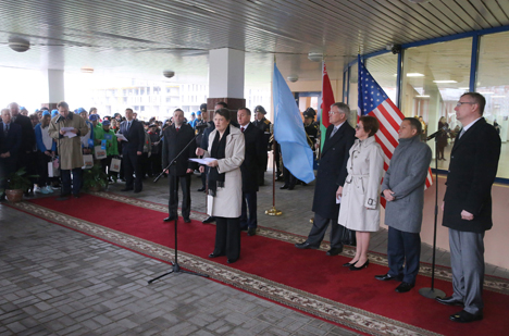 Торжественная церемония открытия мемориальной доски памяти Рут Уоллер 