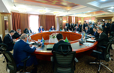 Заседание Совета министров иностранных дел стран СНГ в узком составе в Бишкеке