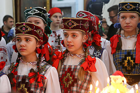 Праздник "Рождественская елка - наши дети" в Минске