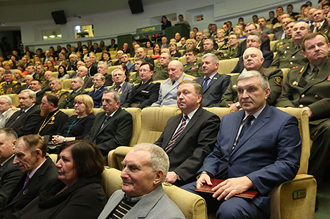 Торжественное собрание, посвященное 90-летию ДОСААФ Беларуси, в Минске