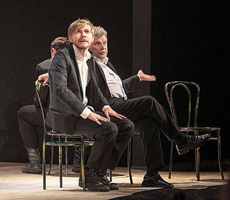 Постановка Белорусского государственного молодежного театра "Чехов. Комедия. Чайка" режиссера Искандера Сакаева