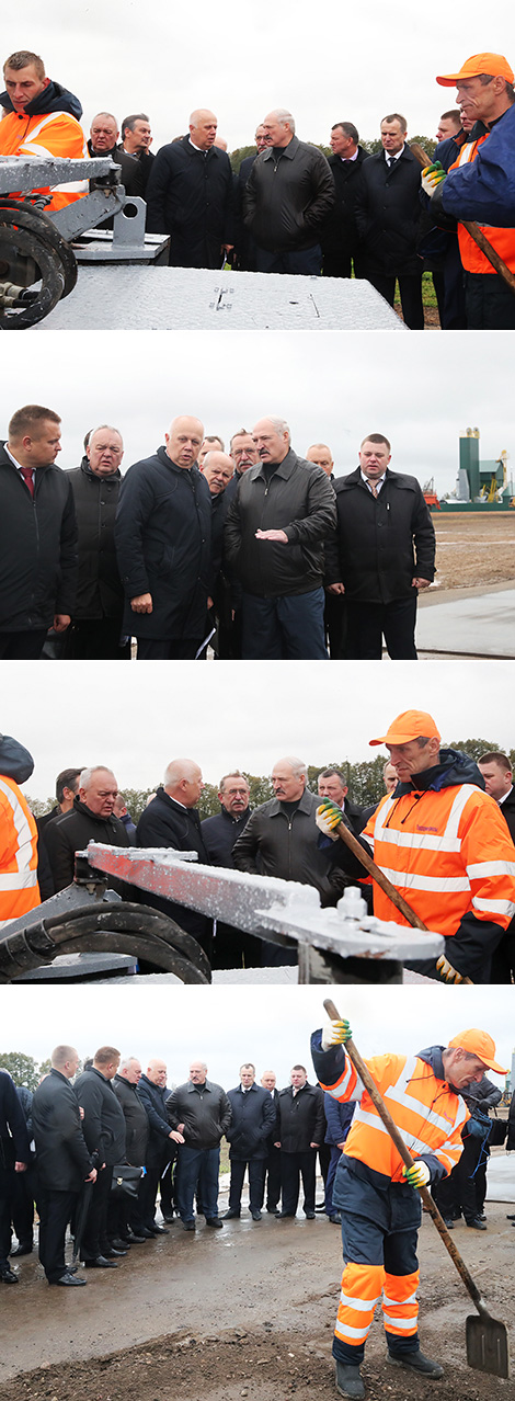 Лукашенко поручил поднять качество местных дорог до уровня республиканских