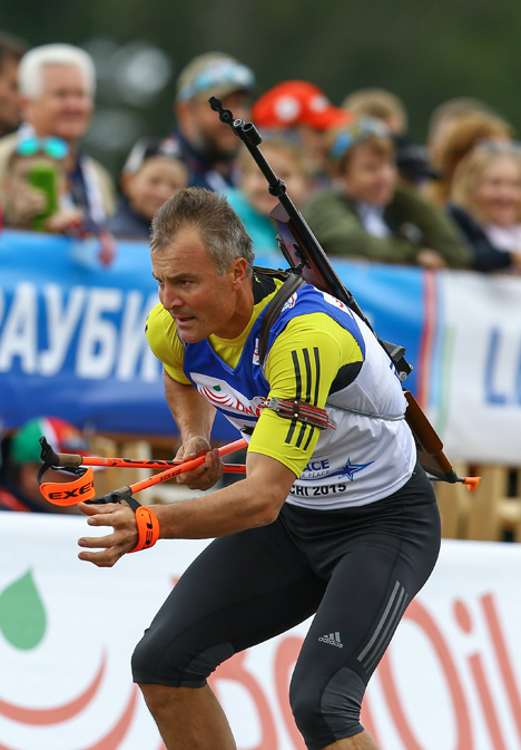 Фишер: Мне повезло с партнершей в смешанной эстафете "Гонки легенд"