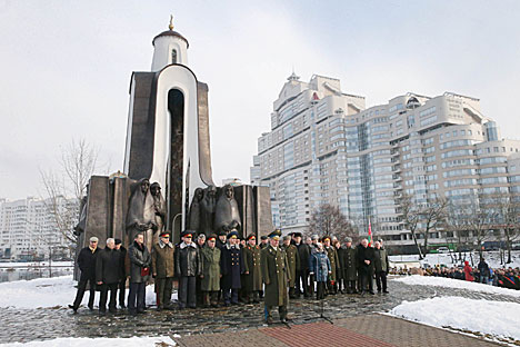 Митинг к 27-й годовщине вывода советских войск из Афганистана