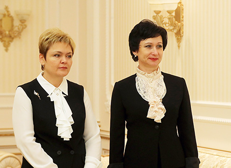 Алина Корбут и Ирина Китурко