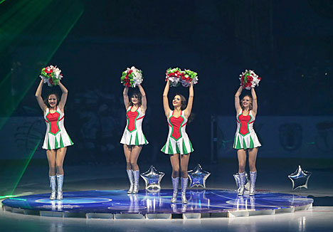 Церемония открытия XI Рождественского международного турнира любителей хоккея на приз Президента Республики Беларусь