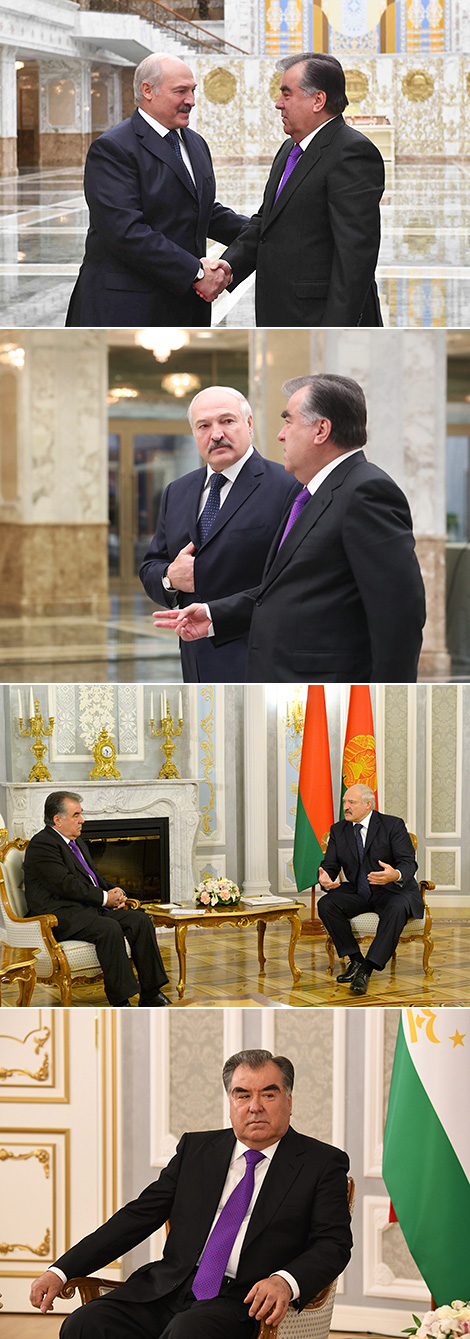 Переговоры с Президентом Таджикистана Эмомали Рахмоном