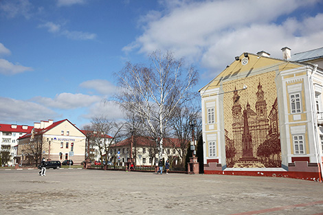 Город Полоцк. Площадка проведения Дня белорусской письменности