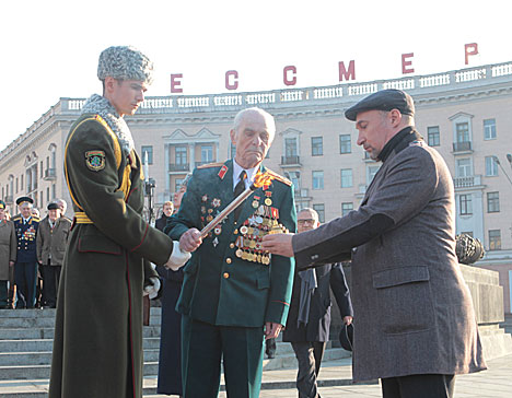 Акция "Эстафета памяти" стартовала 11 марта на площади Победы в Минске