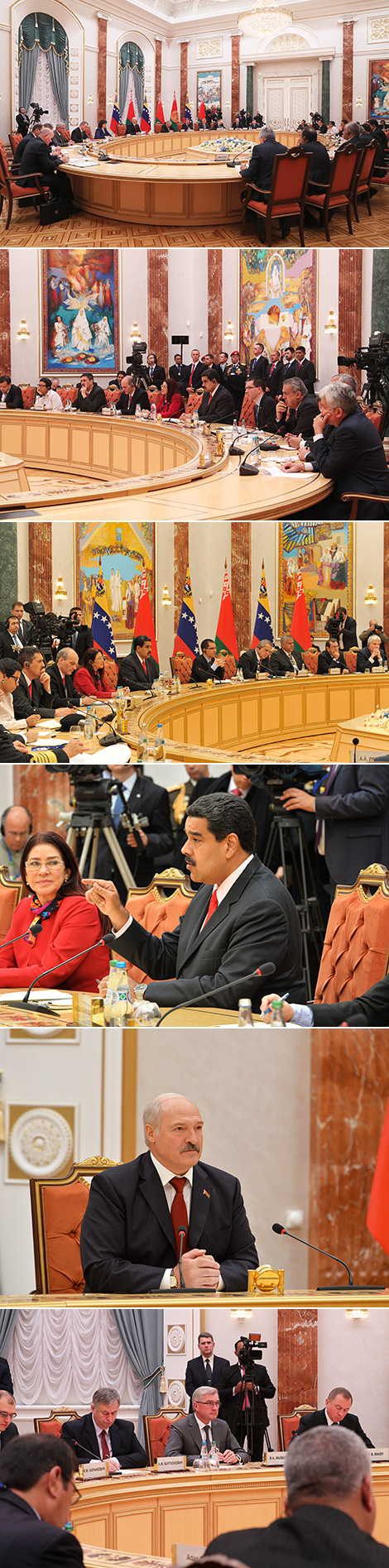Переговоры с Президентом Венесуэлы Николасом Мадуро в расширенном составе