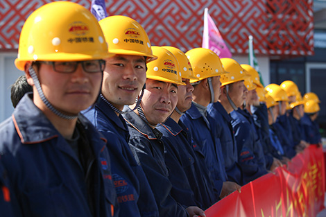 First phase of logistics subpark in Belarus-China industrial park over First phase of logistics subpark in Belarus-China industrial park over