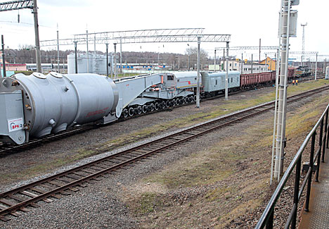 Reactor vessel delivered to Belarusian nuclear power plant construction site