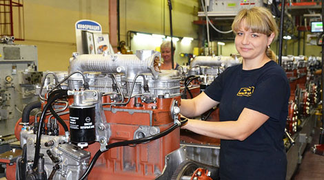 Фото пресс-службы ОАО "Управляющая компания холдинга "Минский моторный завод"