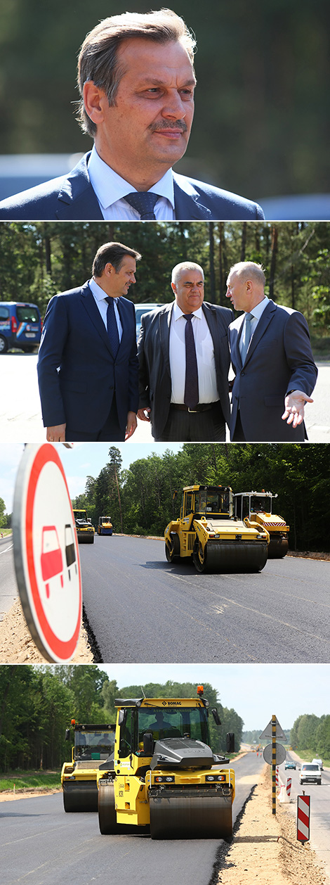 Глава представительства Всемирного банка в Беларуси Ян Чул Ким и заместитель премьер-министра Беларуси Анатолий Калинин