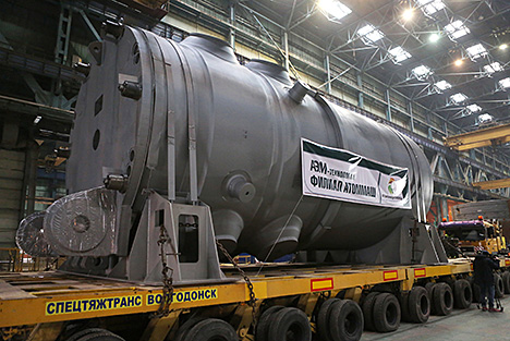 Корпус реактора отправлен из Волгодонска на Белорусскую АЭС