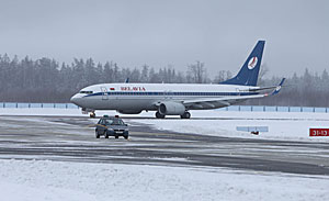 Новый Boeing 737-800 пополнил воздушный парк компании "Белавиа"