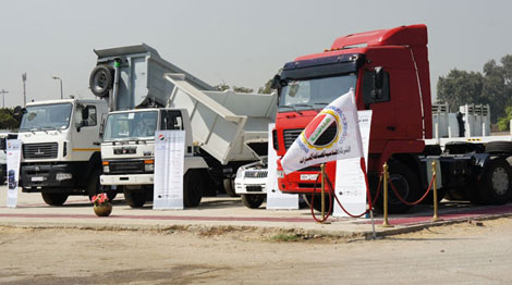 Автотехника МАЗ в Египте. Фото МАЗ