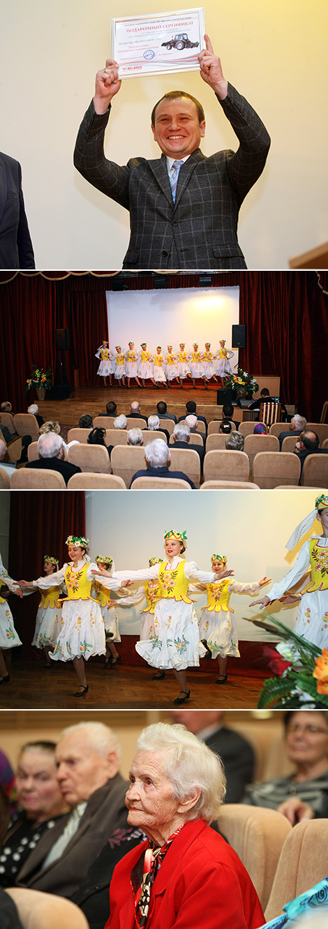 МТЗ передал новый трактор интернату ветеранов в Ждановичах